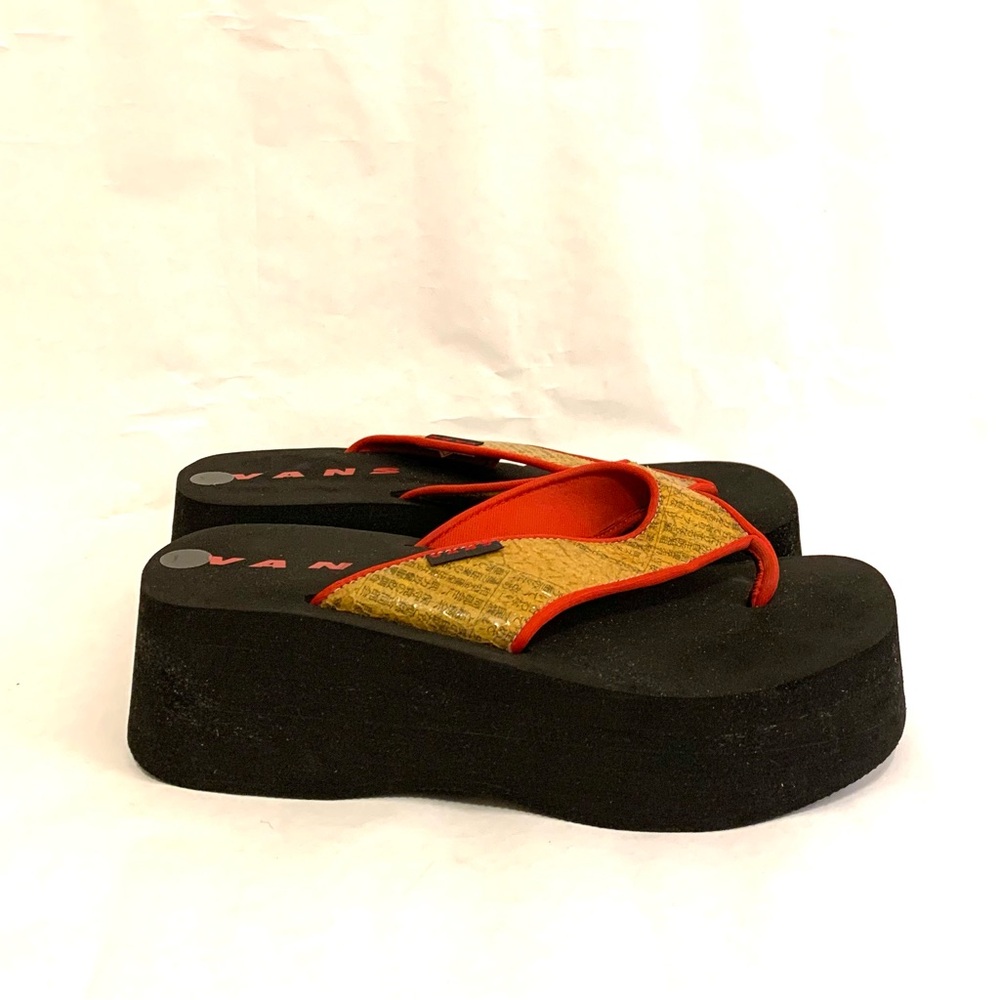 Vans Vintage Y2K Platform Flip Flop Sandals
